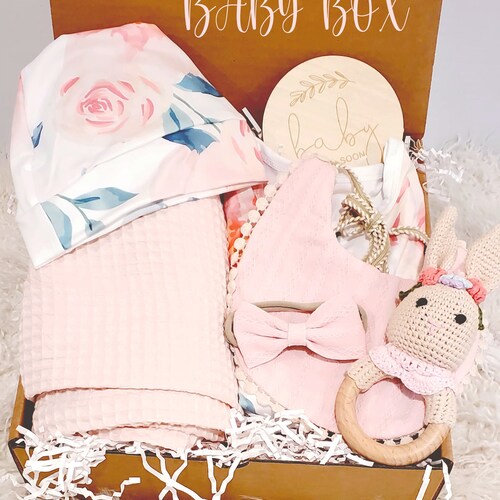 Newborn Baby Girl Gift Box Set Floral Baby Gifts for Babies Etsy