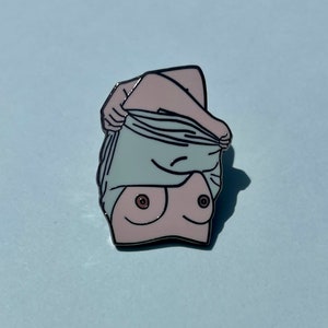 Free the Nip Pin Feminist Boob Pin for Jackets, Backpacks, etc.
