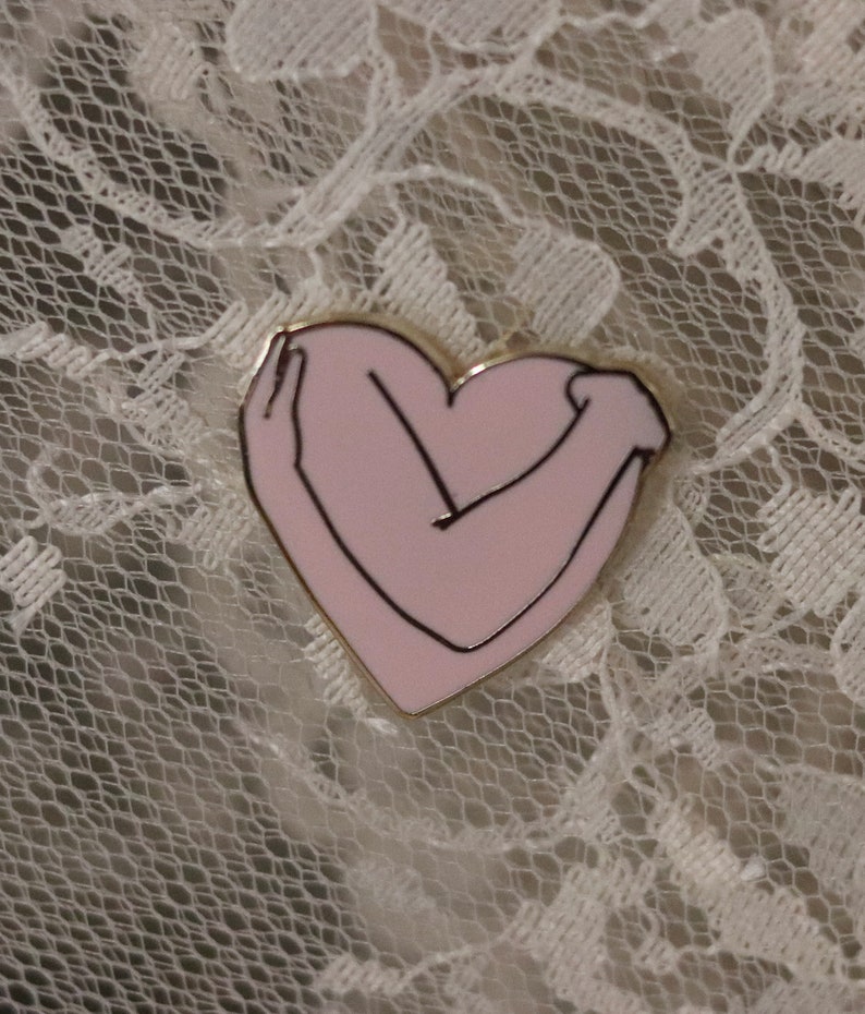 Self Love Pin // Enamel Pin // Hard Enamel Pins // Back Pack Etsy