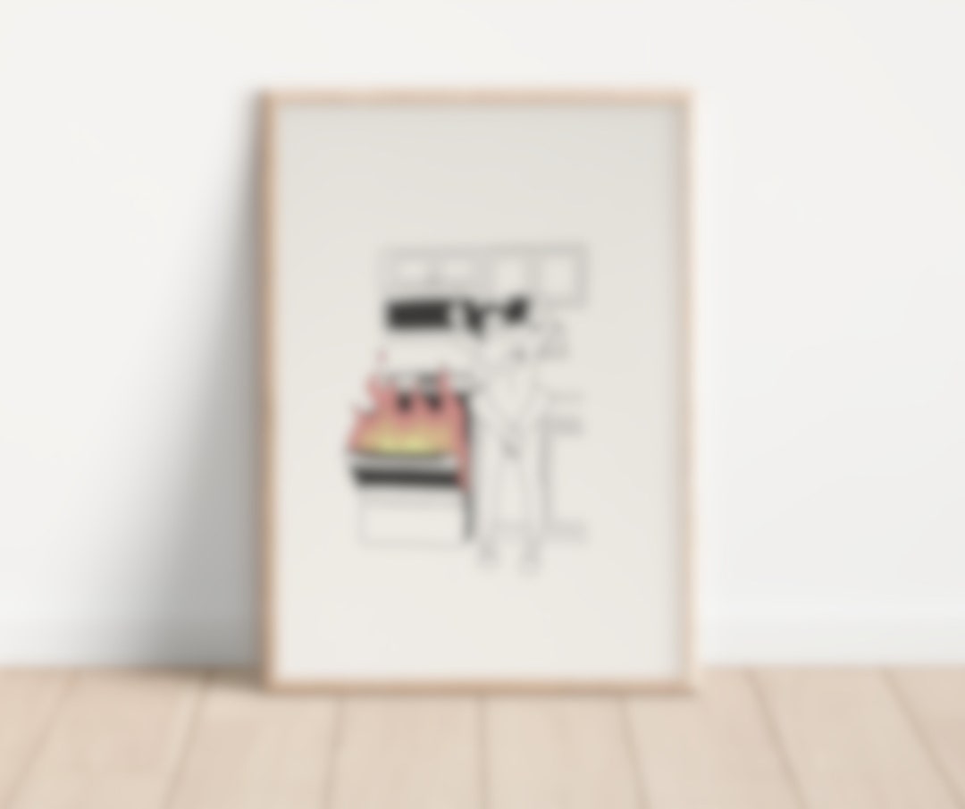 It's Getting Hot in Here Print // Hot Stuff Print // Kitchen Art ...
