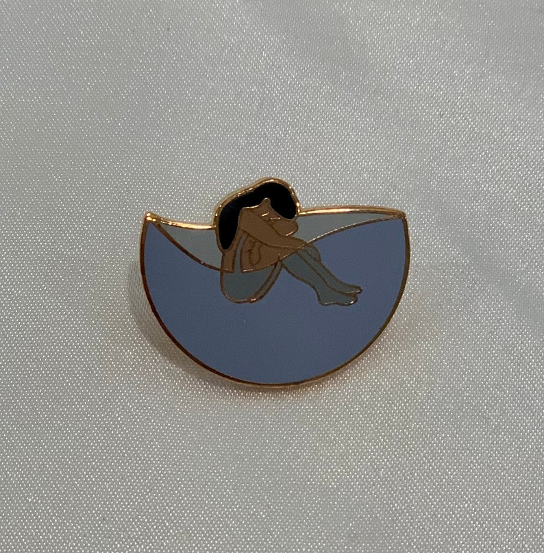 Sad Girl Pin // Depression Pin // Sad Girls club Pins // Mental Health Pin // aesthetic pin // Mental Health Matters // unique pin 