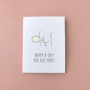 Cartão de aniversário de velhote // Cartão de aniversário engraçado // Cartão de aniversário de velhote // Cartão de aniversário minimalista // Conteúdo adulto