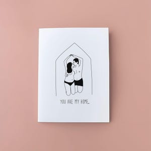 You are my Home-kaart // Kaart voor stellen // Liefdeskaart // Liefdeskaart voor stellen // Minimal Love-kaart // Trouwkaart // Jubileumkaart // Valentijn