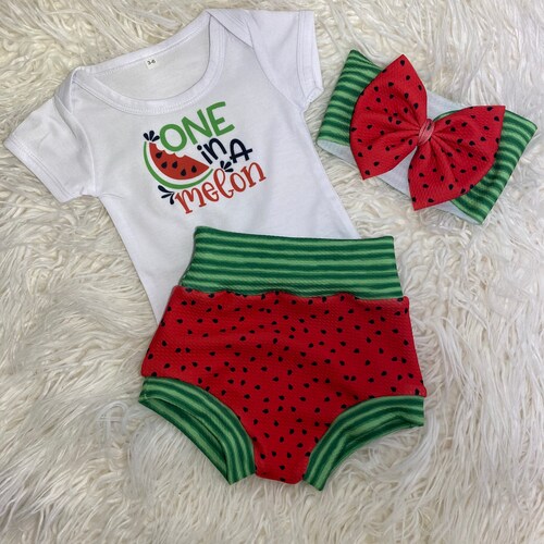 One in a Melon Cake Topper / Watermelon Birthday / First Etsy