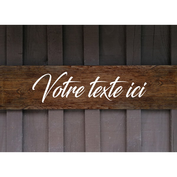 Panneau de bois personnalisé, panneau en bois sur mesure, plaque personnalisée, panneau de bois, panneau en bois, cadeau personnalisé