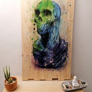Pintura em madeira, pintura em paletes, decoração de parede, paleta, madeira, pintura, pop-art