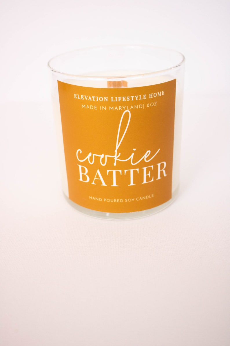Handmade Just Desserts Scented Candle Natural Vegan Cookie Batter Soy Wax Candle