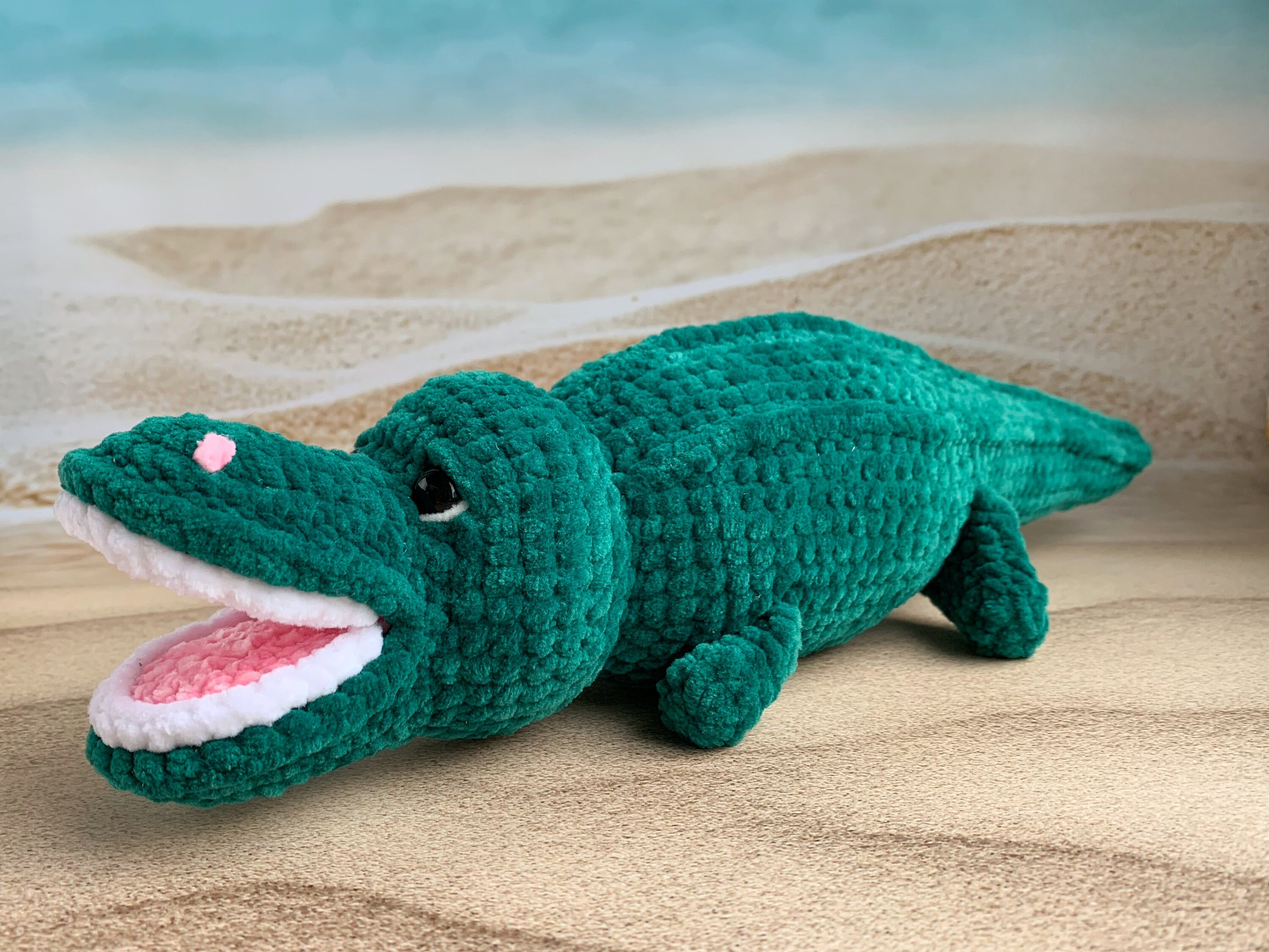 life size alligator plush