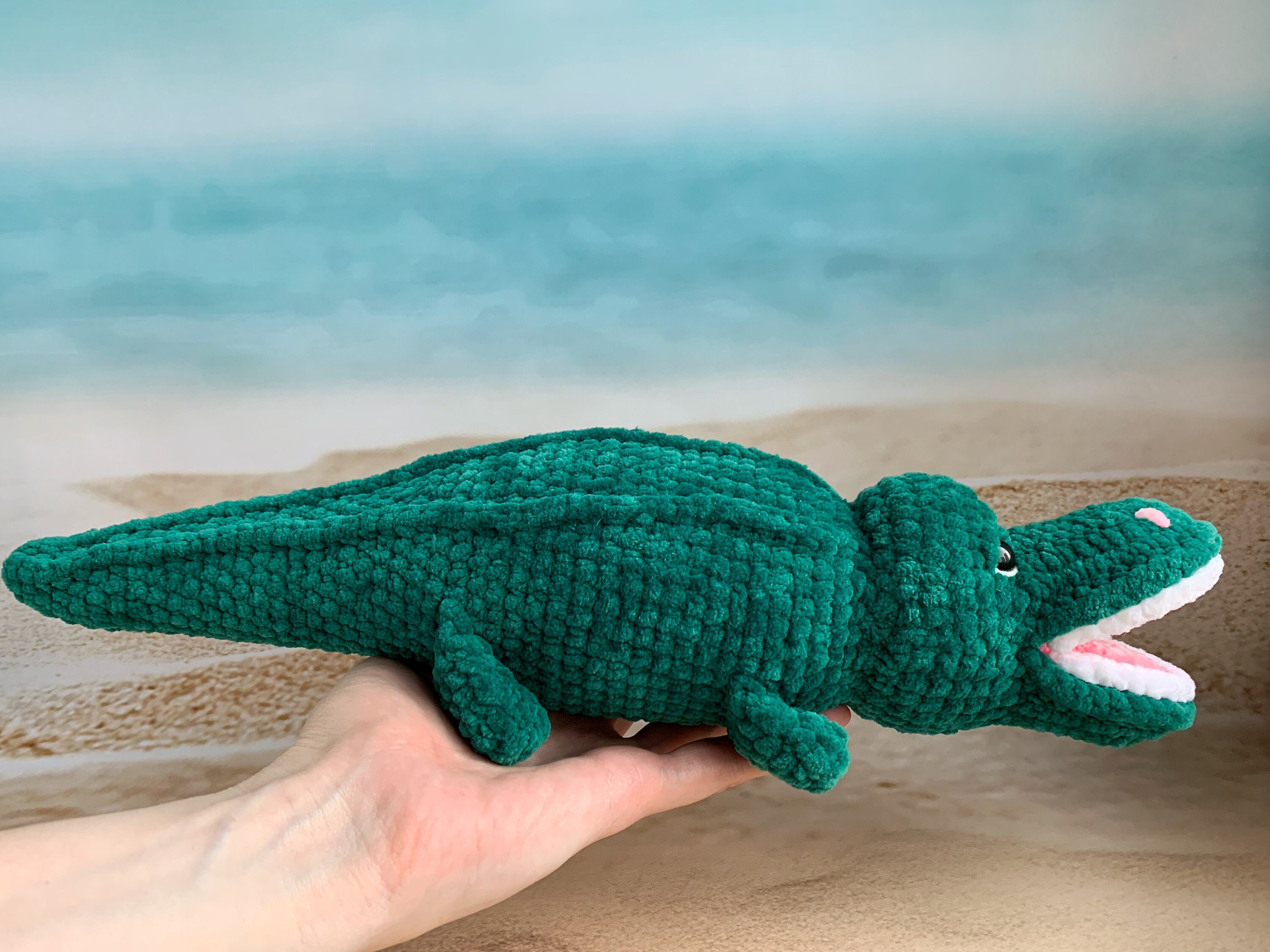life size alligator plush