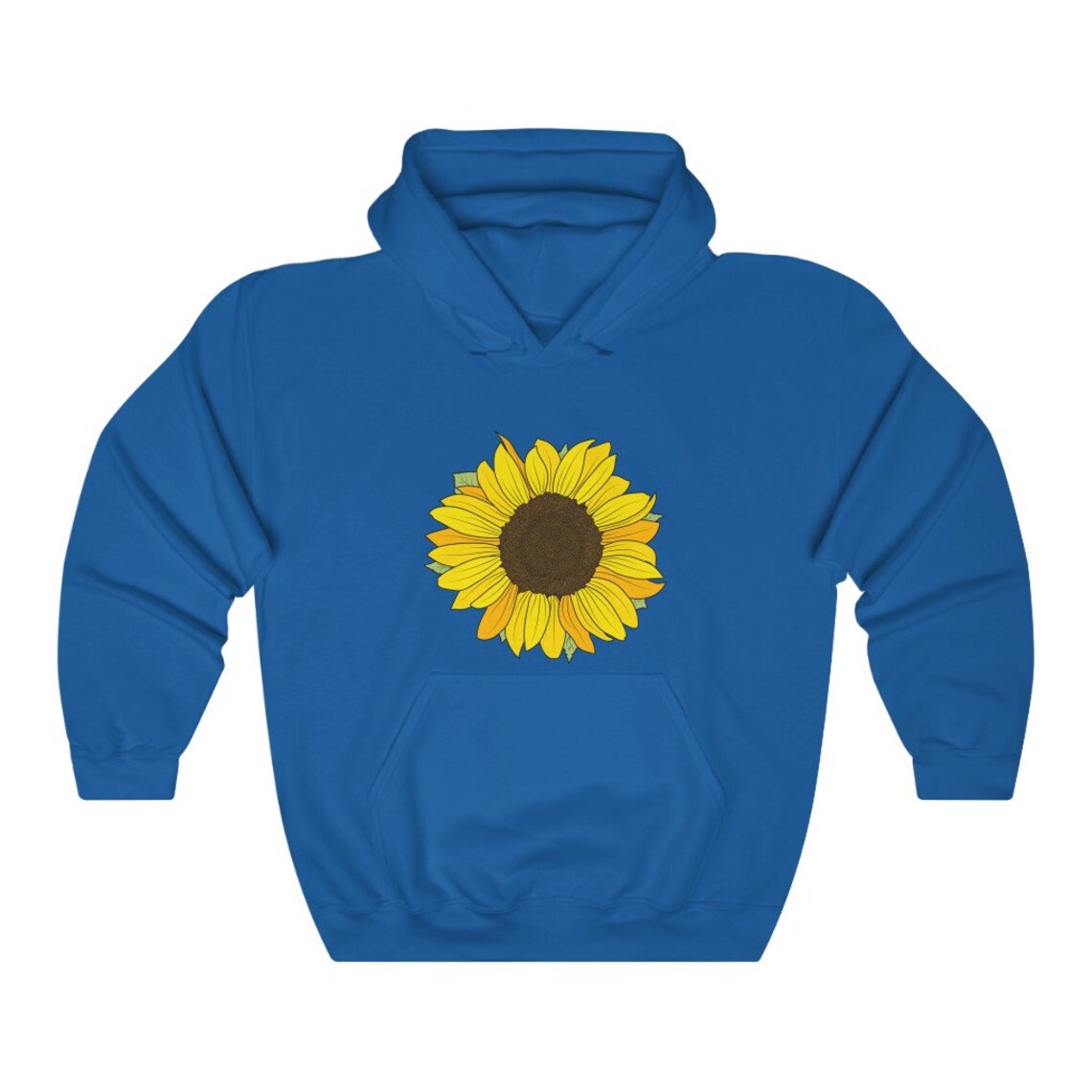 Plus size sunflower hoodie Clearance