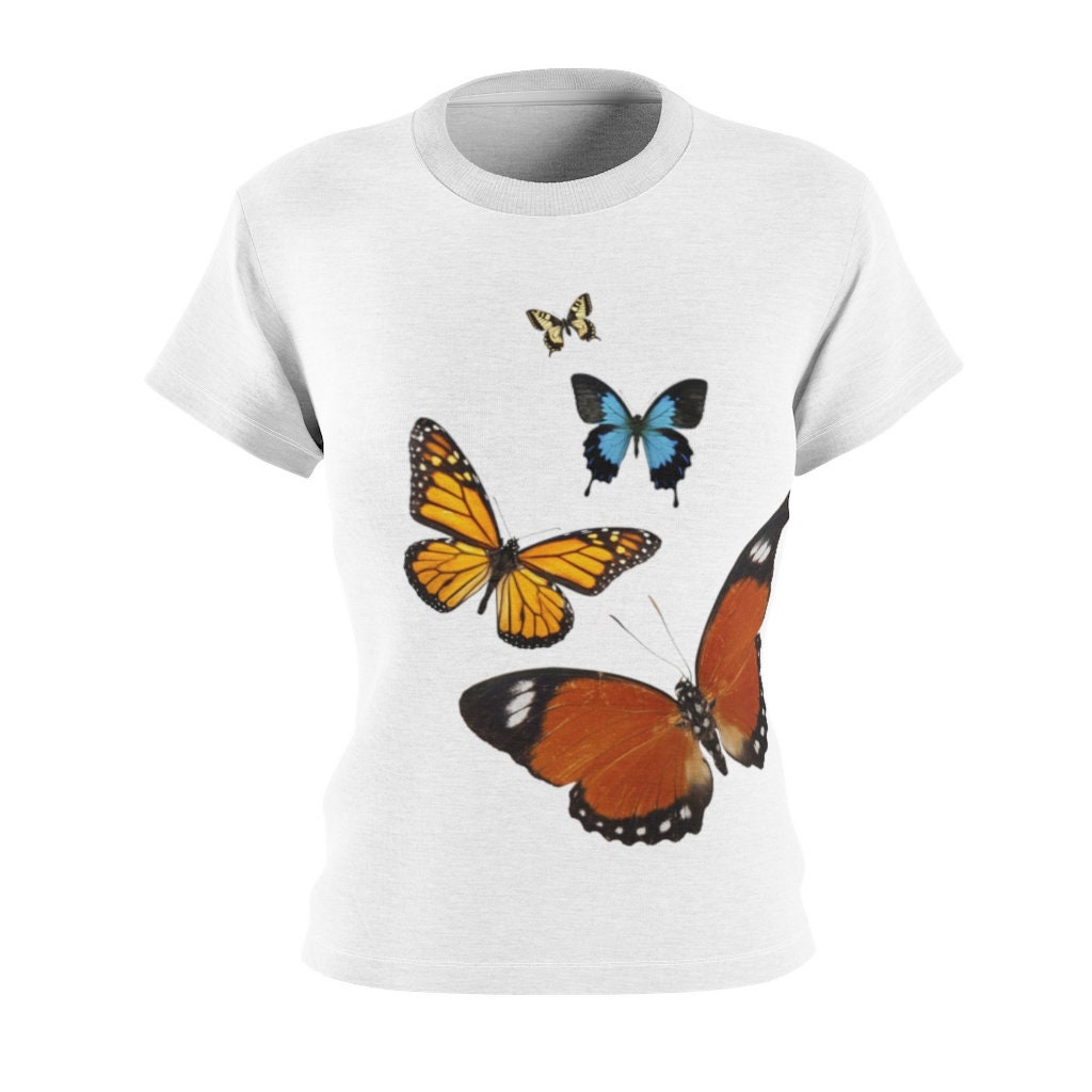 Butterfly Shirt, Large Butterflies Shirt, Graphic Tee, Butterfly Lover