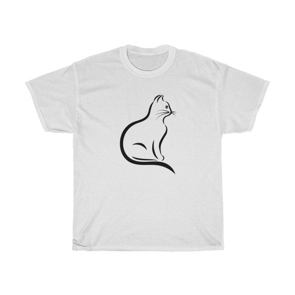 Cute Cat Tshirt Cat Lovers Gift Fun Cat Tee Cat Shirt Etsy