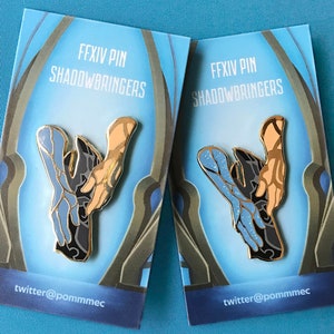 FFXIV Shadowbringers Crystal Exarch & WOL Hard Enamel Pin