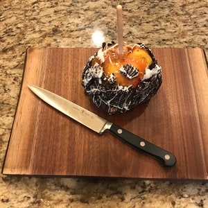 CUSTOM - (MADE to ORDER) Walnut Cutting Board - Grazing Board - Charcuterie Board - Also avail  in Cherry, Hickory, and Maple
