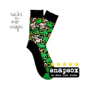 Snapsox: INGA FLER borttappade strumpor. Pot Leaf-strumpor. Marijuana-cannabis-strumpor. Weed-strumpor. Stoner-strumpor. Skull 420-strumpor. Top-strumpor *Fri frakt
