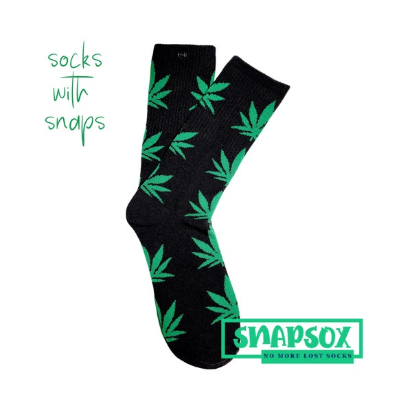 Cannabis Leaf-Themed Socks. Comfortable Weed-Inspired Footwear. Gift for Cannabis Enthusiasts! For Stoners and Weed Lovers *Free Shipping