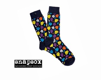 Snapsox: Diamond print socks. Bling socks. Groomsmen socks. Dressy socks. Fun socks. Funky socks. *Free shipping! Great gift idea for all!