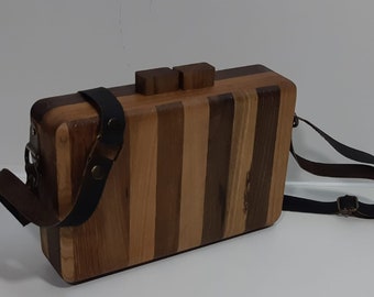 Shoulder bag wood