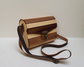 Shoulder bag wood