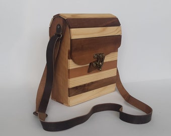 Shoulder bag wood