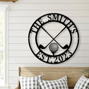 Personalized Golf Sign, Personalized Golf Décor, Golf Wall Art, metal Signs, Golf Sign, Bar Signs, Personalized Sign, 19th Hole golf sign