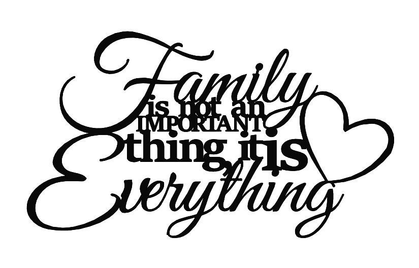 Family Isn't an Important Thing It is Everything Metal - Etsy