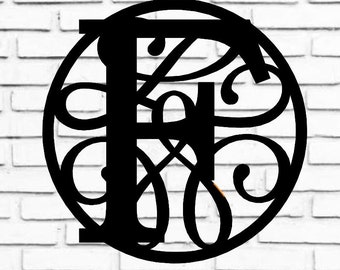 Gepersonaliseerde familienaam metalen bord, housewarming geschenk, metalen monogram teken, deur hanger, achternaam teken, metalen muur kunst, huwelijksgeschenk