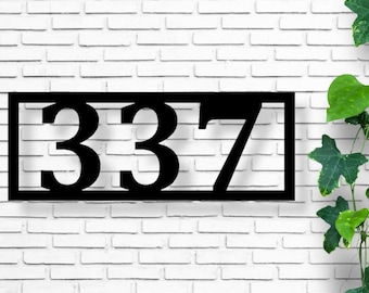 Custom metal address sign, custom street, rustic décor, metal numbers, Metal house numbers, address plaque, address sign, home décor