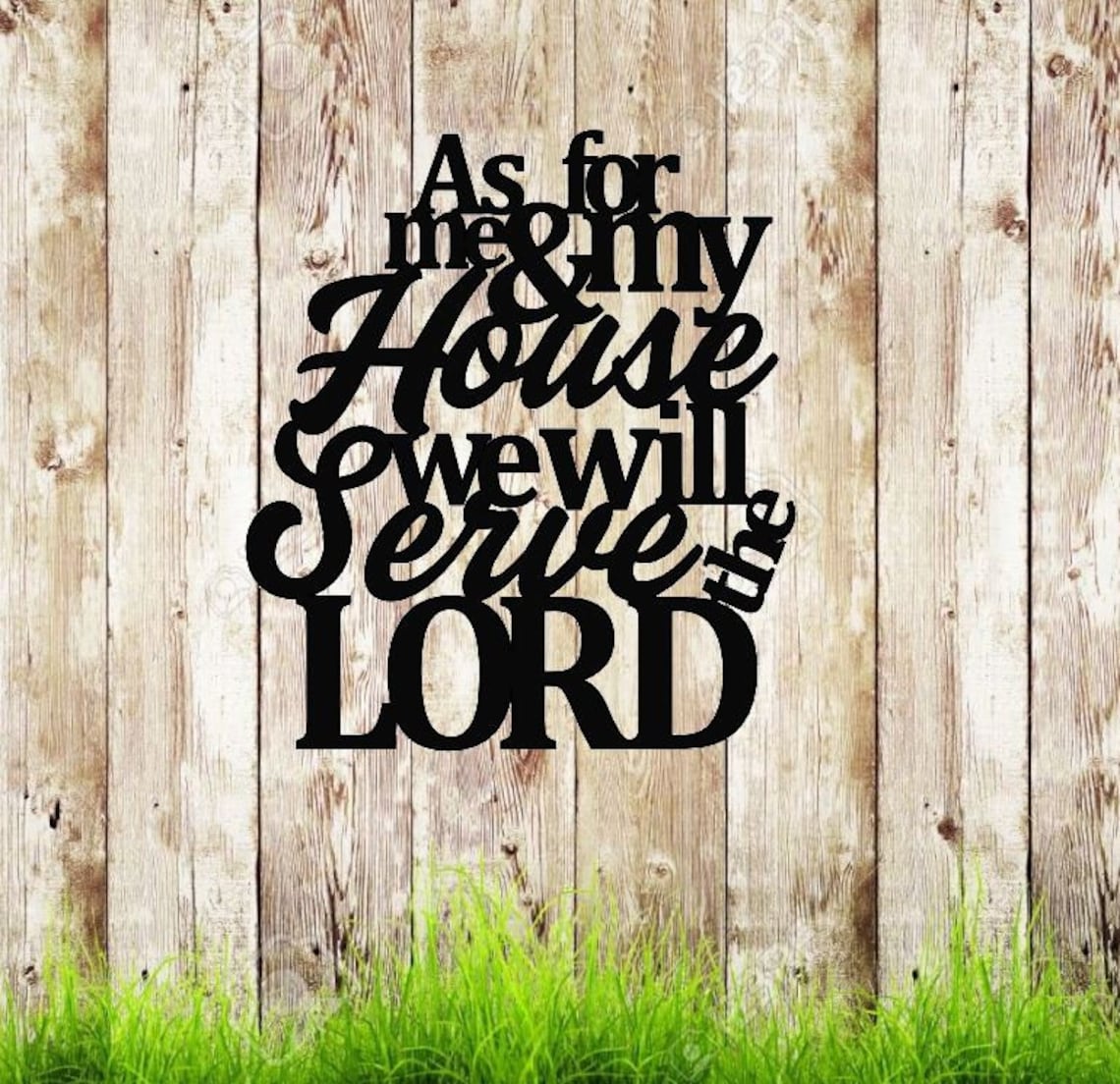 Scripture wall art metal quote wall art bible verse wall Etsy