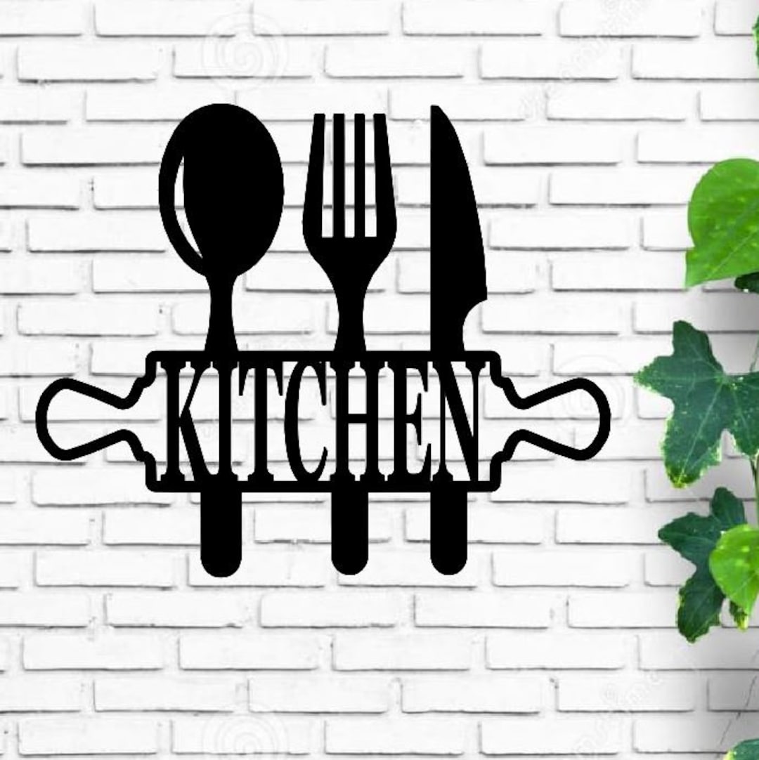 Metal Kitchen Sign Decor Kitchen Wall Decor Kitchen Wall Art Kitchen