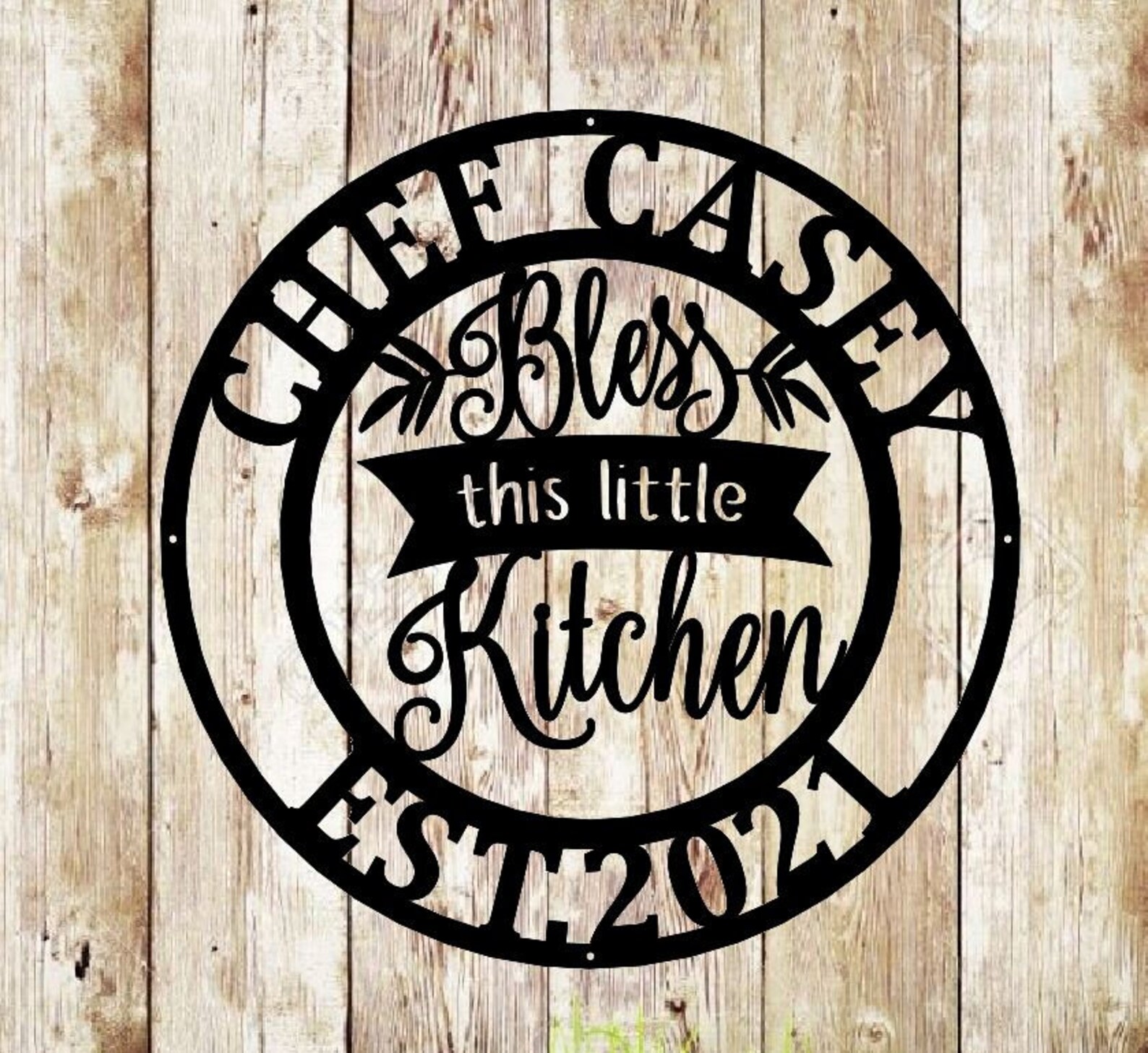 Personalized Kitchen Signs Custom Kitchen Sign Wall Decor Etsy