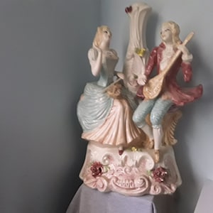 カポディモンテ陶器人形照明器具 Capodimonte figurine lamps - Etsy 日本