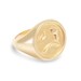 14k Gold 'Crybaby' Sad Emoji Signet Ring