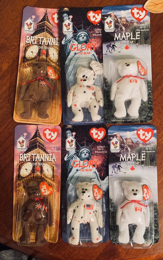 Mcdonalds ty beanie babies 1993 sales