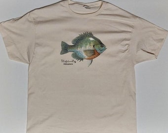 Fish Bluegill Bream Crappie Bass Trout Wildlife Art Tee Shirt Clothing Appreal Gift Fishing Graphic Artwork Tee Clothing Tee-Shirt Top Hat