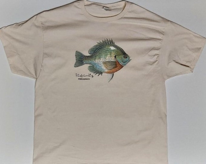 Fish Bluegill Bream Crappie Bass Trout Wildlife Art Tee Shirt Clothing Appreal Gift Fishing Graphic Artwork Tee Clothing Tee-Shirt Top Hat