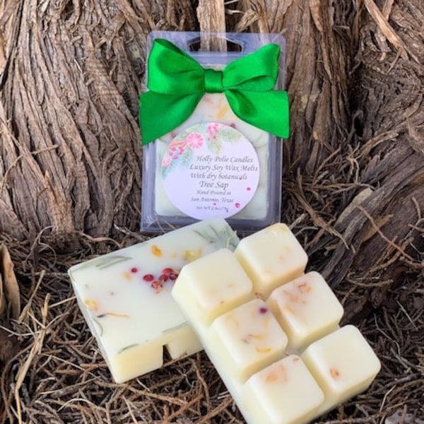 Tree Sap Soy Wax Melts With Natural Botanicals. Explore Now!