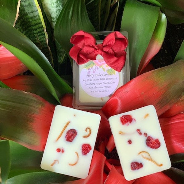 Cranberry Apple Marmalade Soy Wax Melts, Fall Wax Melts, Scented Soy Melts. Explore Now!!