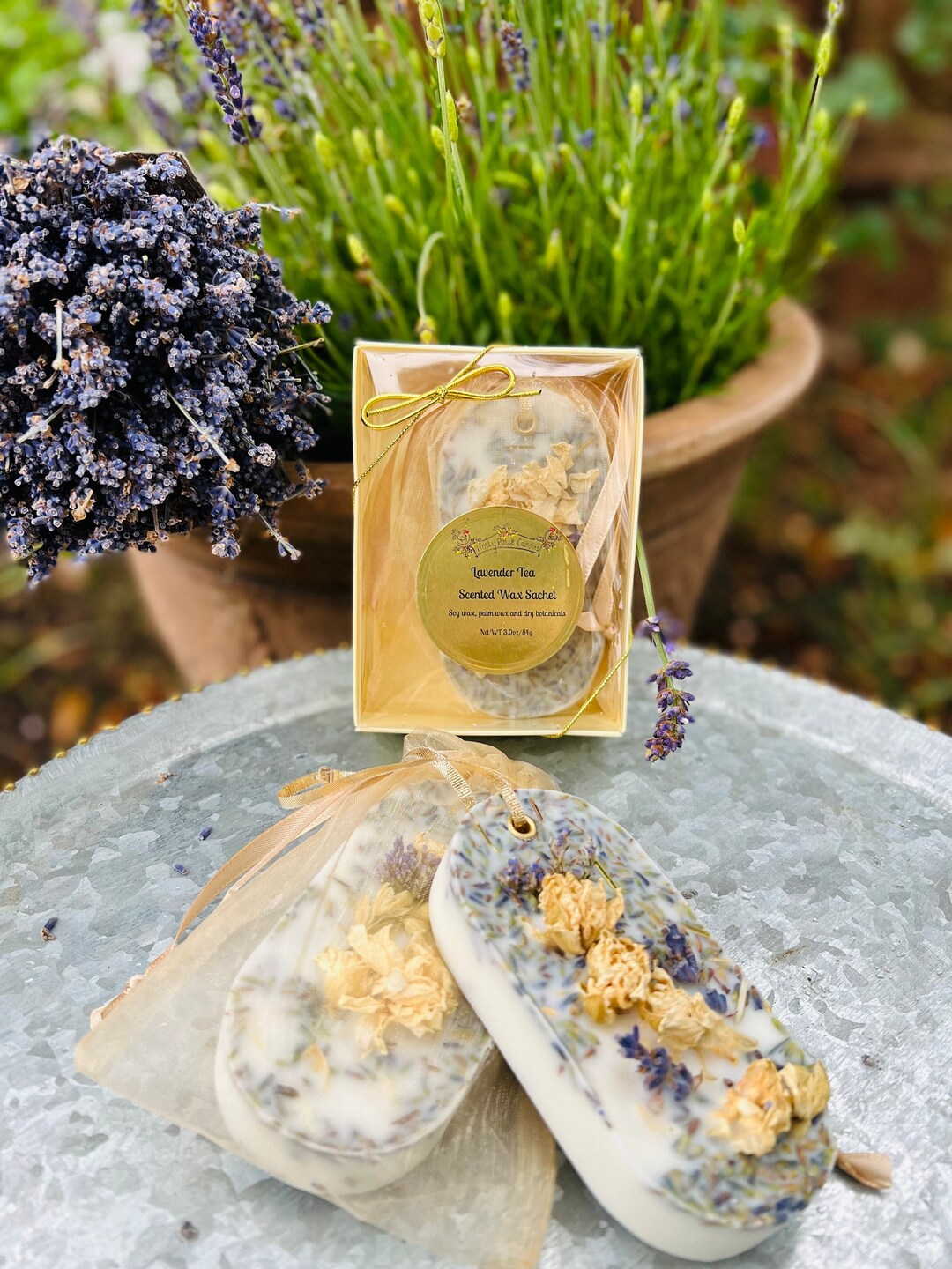 Soy Wax Sachets, Lavender Tea Soy Wax Sachets, Natural Air Freshener ...