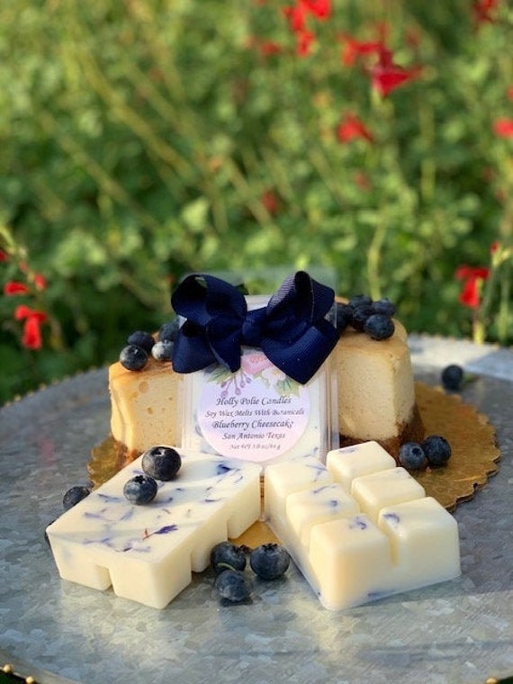 Blueberry Cheesecake Wax Melts, Natural Wax Melts, Highly Scented Wax Melts, Holiday Wax Melts. Explore Now!!