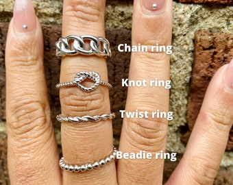 Sterling Silver Rings | Stackable Rings