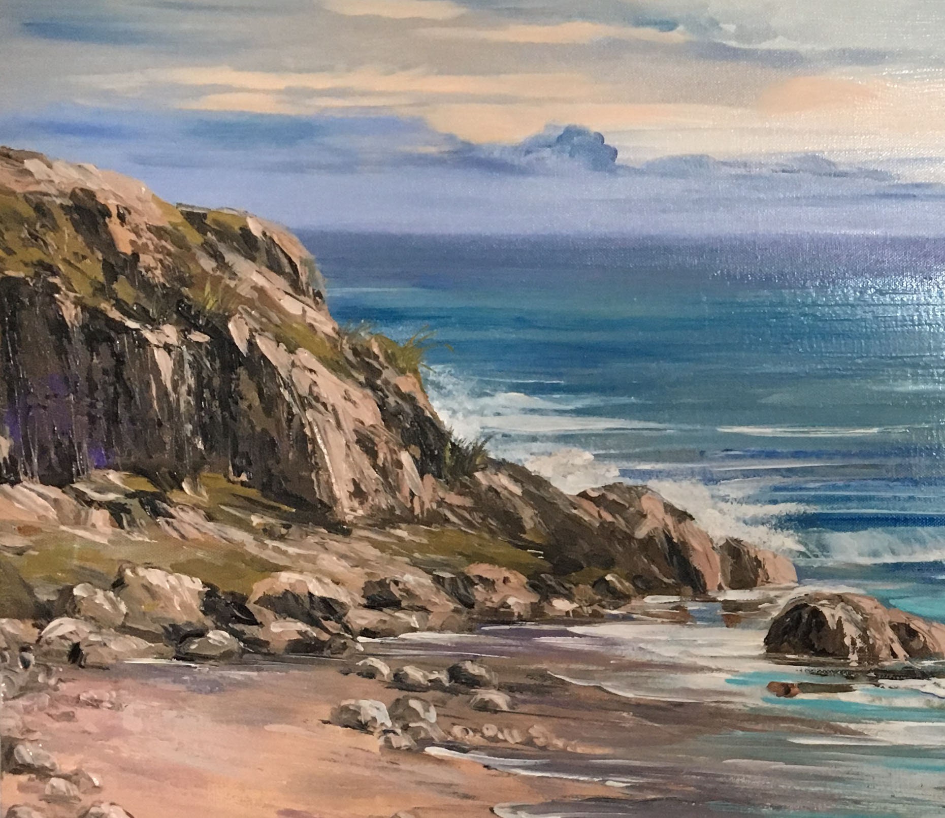 Laguna Beach Painting Original Art California Seascape | Etsy