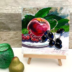フルーツ2 印象派の静物画 様々なフルーツの油絵 デジタルダウンロード