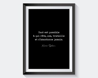 Xavier Dolan Etsy