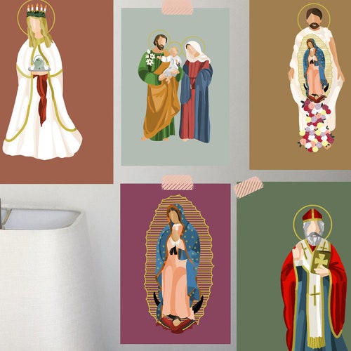 Set of 5 Catholic Christmas Prints DIGITAL DOWNLOAD - Etsy