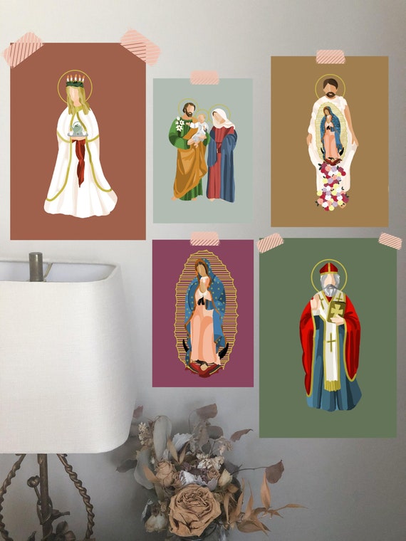 Set of 5 Catholic Christmas Prints DIGITAL DOWNLOAD - Etsy