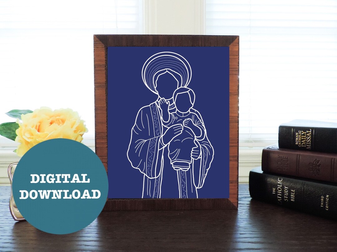 Our Lady of La Vang Minimalist Print (DIGITAL DOWNLOAD) - Etsy