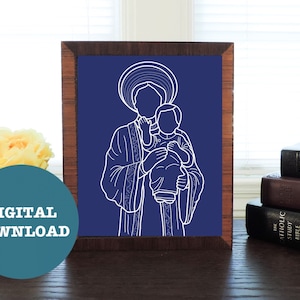 Our Lady of La Vang Minimalist Print (DIGITAL DOWNLOAD)