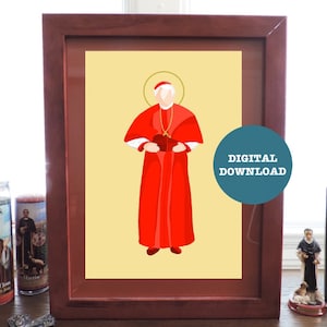 Impresión minimalista de St. John Henry Newman - DESCARGA DIGITAL