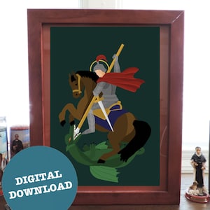 St. George minimalist print - DIGITAL DOWNLOAD